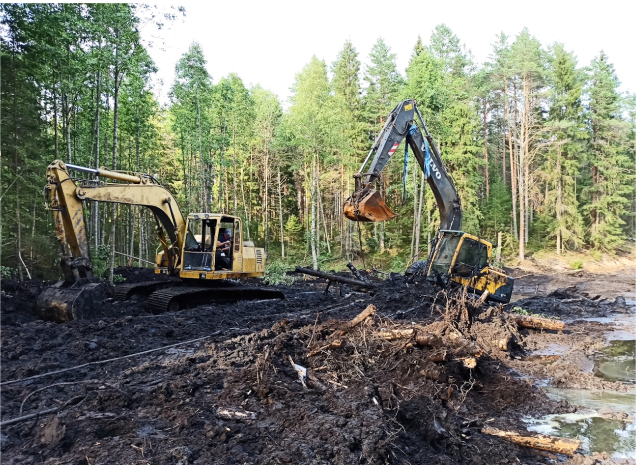 Эвакуация тяжелой техники на бездорожье