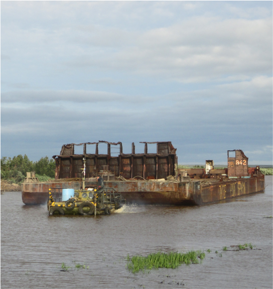 Снятие судна с мели или с берега