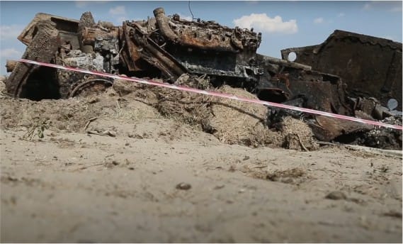 Поднимаем боевой танк кв-1 со дна